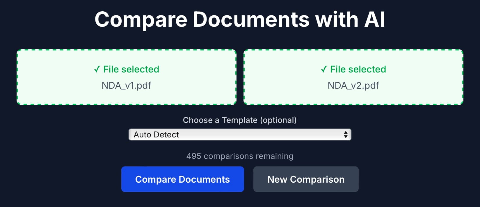 Document Upload Interface